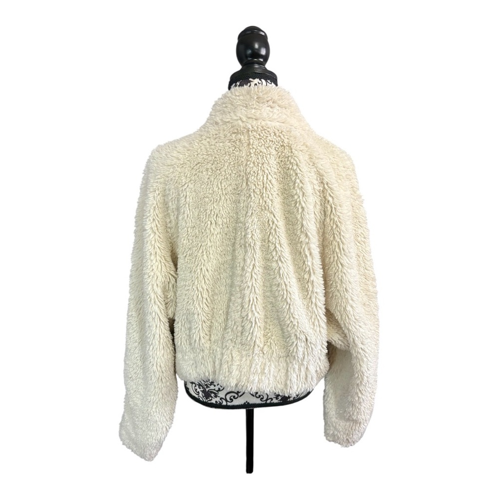 ANTHROPOLOGIE HEI HEI Stella White Sherpa Jacket - Picture 4 of 8
